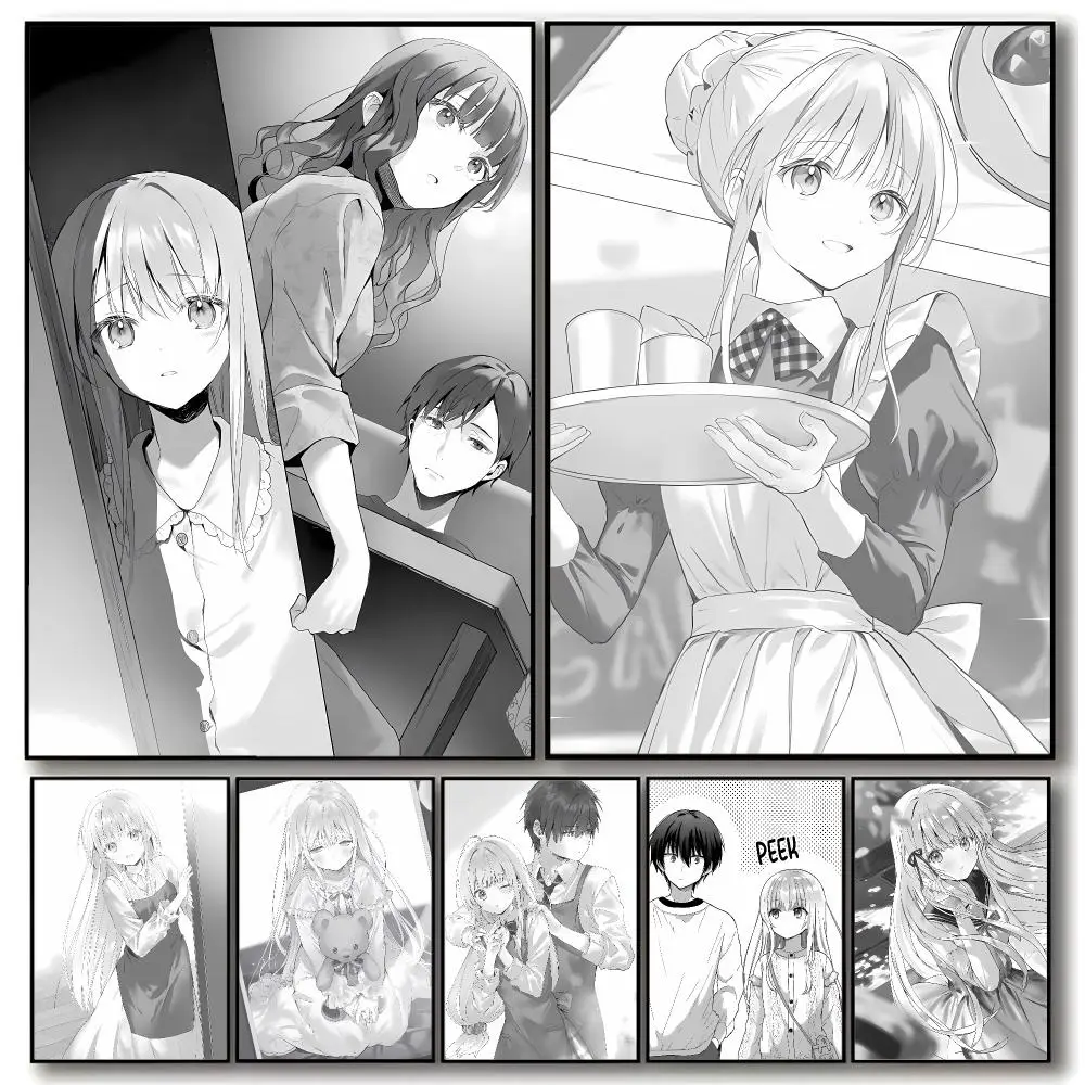 Romance anime The Angel Next Door Spoils Me Rotten Poster Aesthetic Dorm & Bedroom Wall Art Decor