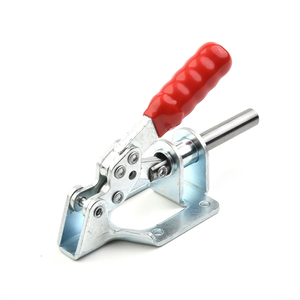 

GH-302-FM Quick Release Toggle Clamp 300 Lbs/136 Kg Clamping Force Push-pull Clamps Plunger Stroke Hand Tool Accessory