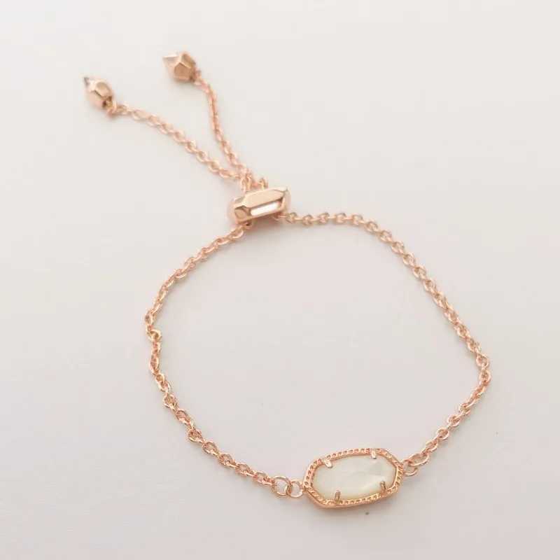 اتجاهات الموضة الأوروبية والأمريكية KS، سوار سحب زجاجي كريستالي أزرق كريستالي حلو ومنعش وبسيط وسخي بيضاوي عميق البحار