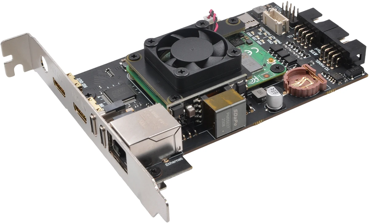 SupTronics Raspberry Pi based IPKVM PCI card KVM over IP PIKVM X655 - POE HDMI pass-through