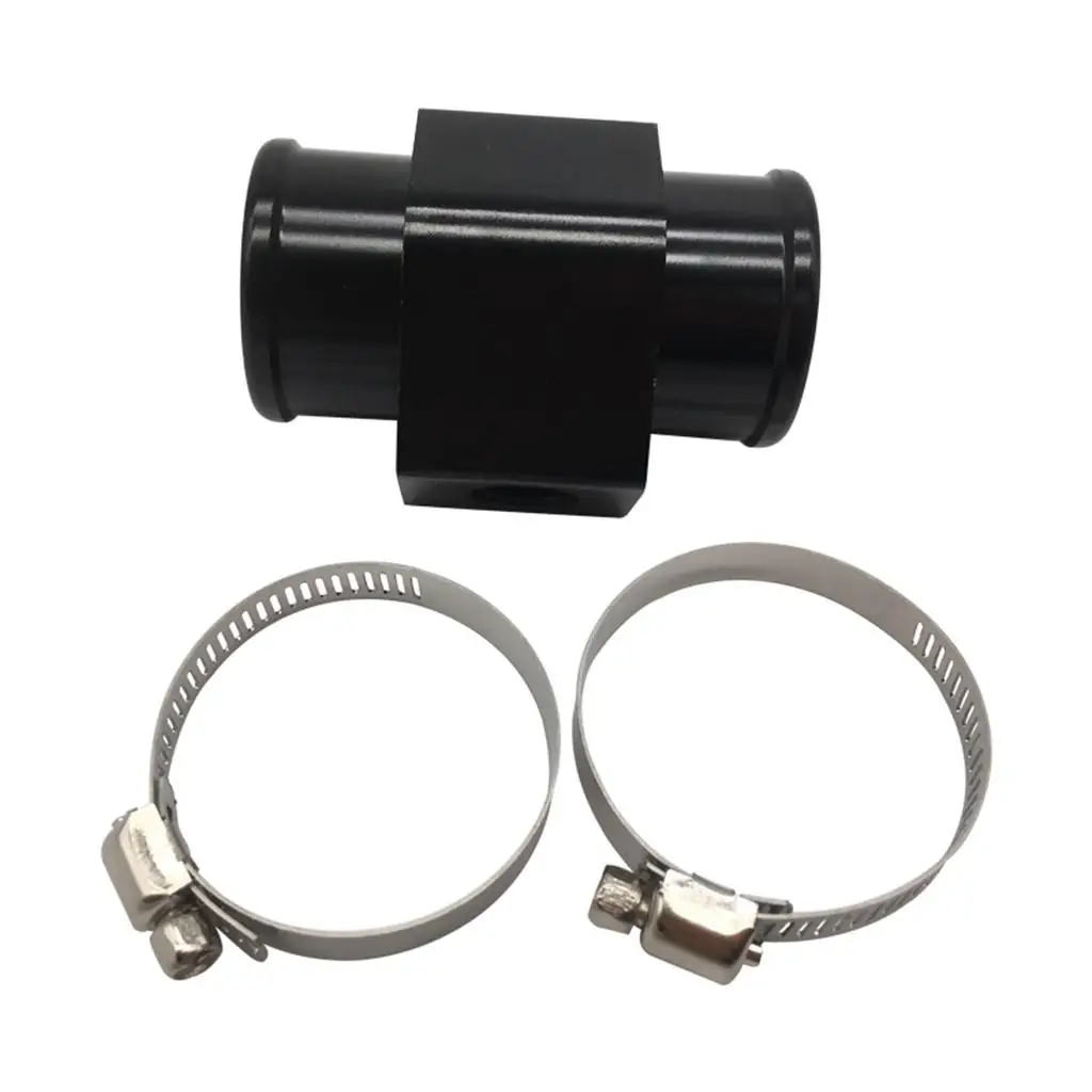 

Coolant Temperature Sensor Hose Adapter Aluminum Alloy Water Hose Connector Black for Vehicle Maintenance Fits 34MM ID Hose