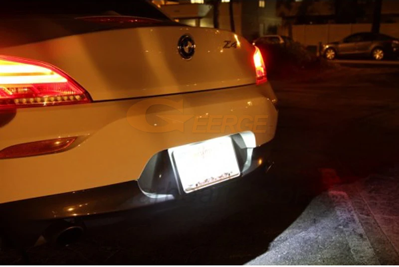 For BMW E81 E87 E63 E64 M6 E85 E86 Z4 Mini Cooper R55 Ultra Bright Led Number License Plate Lamp Light Car Accessories - view 4