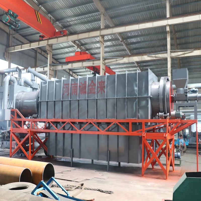 Continuous Biomass Carbonization Furnace, Energy-Saving Eco-Friendly Equipment for Wood Chips, Straw & Grain Husks