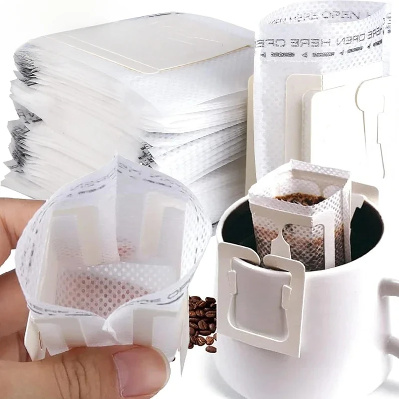 

Coffee Filter Bags Disposable Drip Coffee Paper Pack Portable Hanging Ear Espresso Coffee Serve Making Tool Accessories