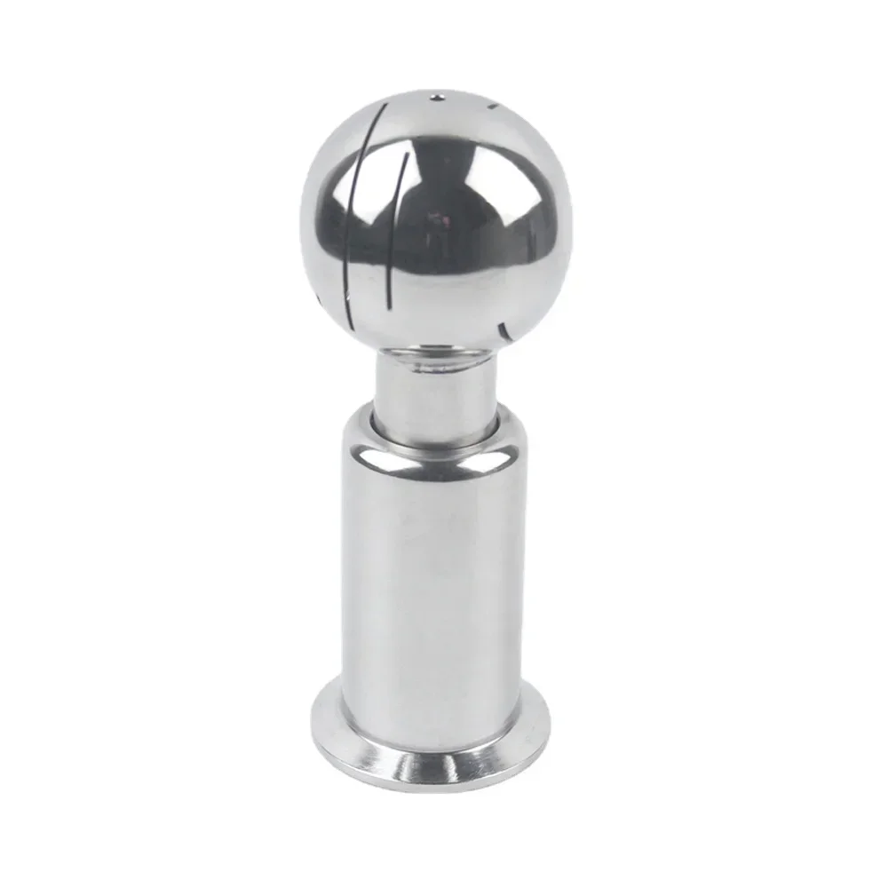 

1.5" SUS 316L Stainless Steel Sanitary Triple Clamp 360 Degree Rotating Spray Cleaning Ball for CIP Tank Home Brew Beer