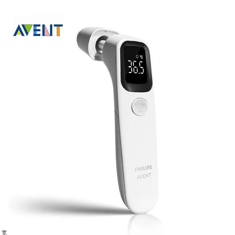 PHILIPS AVENT AET-R832 Infrared Thermometer Forehead And Ear Medical Thermometer LCD Display Fever Alarm Non Contact Thermometer