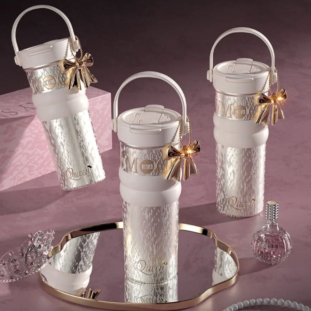 680 مللي كوب قهوة مطلي بالسيراميك عازل أو تبريد SUS316 كوب معزول من الفولاذ المقاوم للصدأ مع حبل رفع عالي السعة