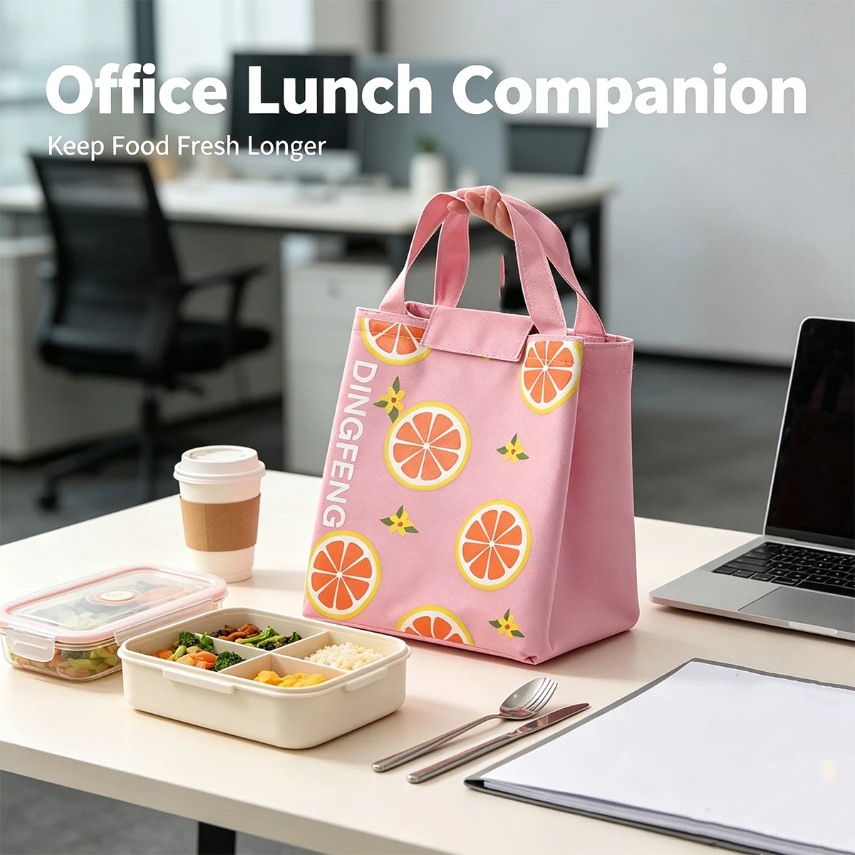 Lunch box insulation bag, aluminum foil thickened lunch box bag, waterproof belt, rice bag, meal bag, hand-held insulation bag