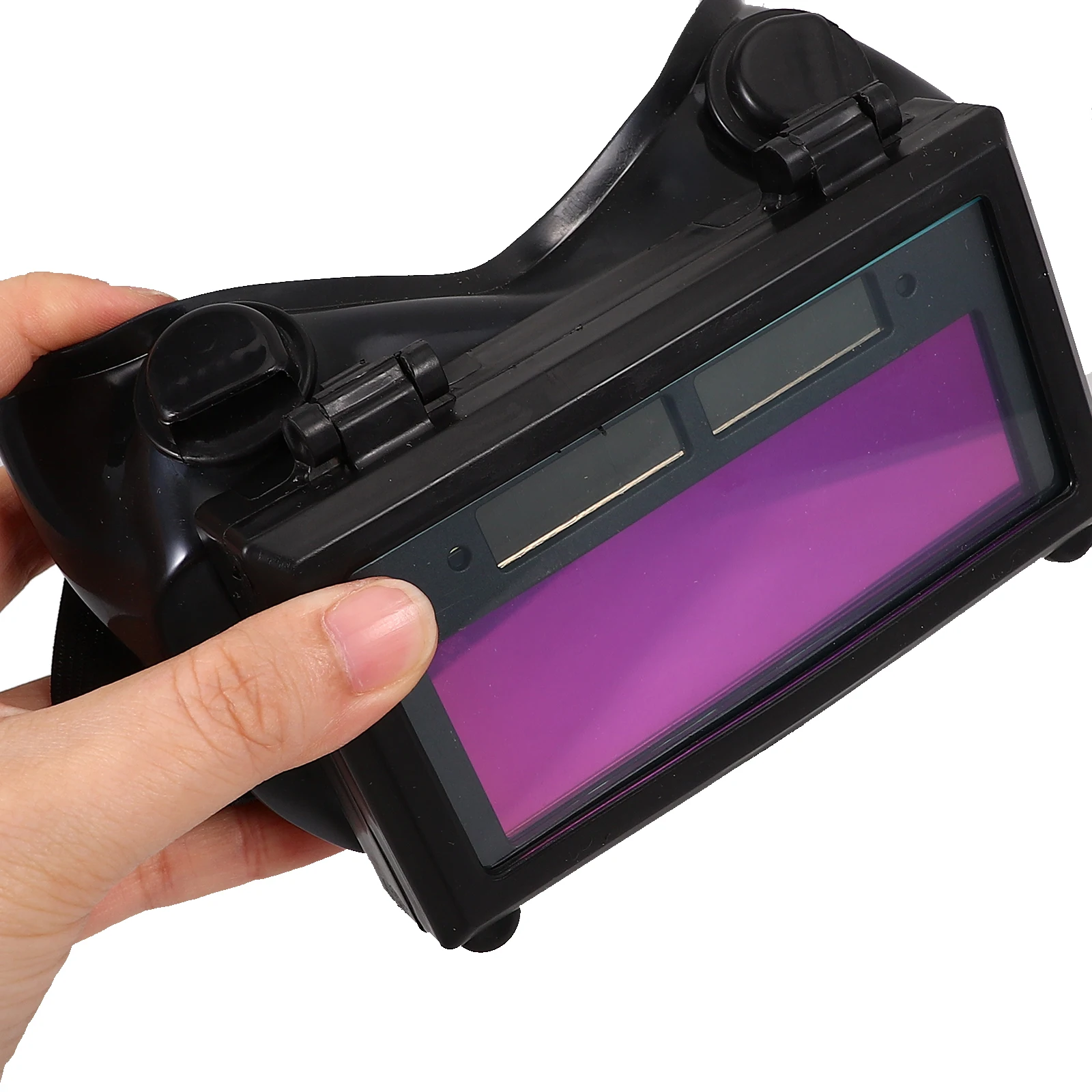 Welding Goggles Flip-Up Design Soft Frame Adjustable Headband Anti-Scratch Strong Light Protection Carbon Slag Blocking