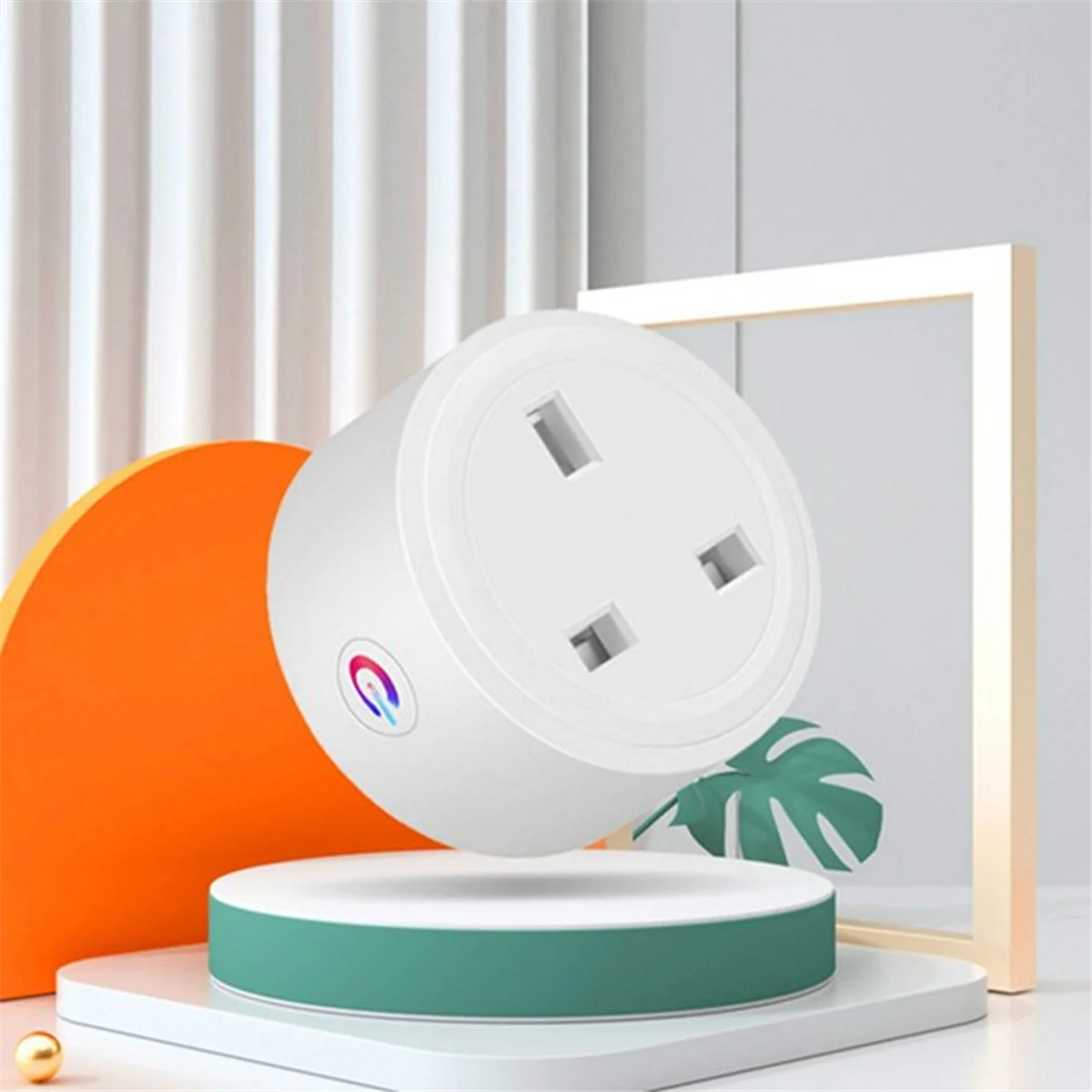 A92Z 4 Pcs Tuya Zigbee Smart Socket 16A Home Powers Monitor Powers Outlet Smart Life Voice Control Alexa Timing DIY UK Plug