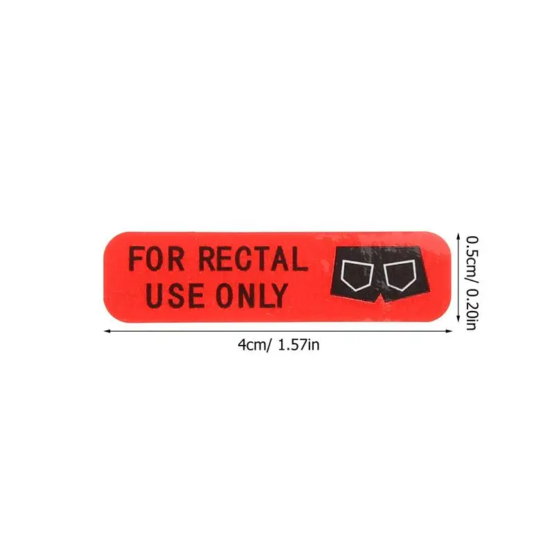1 Roll Rectal Stickers For Rectal Use Only Stickers Funny Party Stickers For Adults Rectaluse Only Funny Stickers Decoration