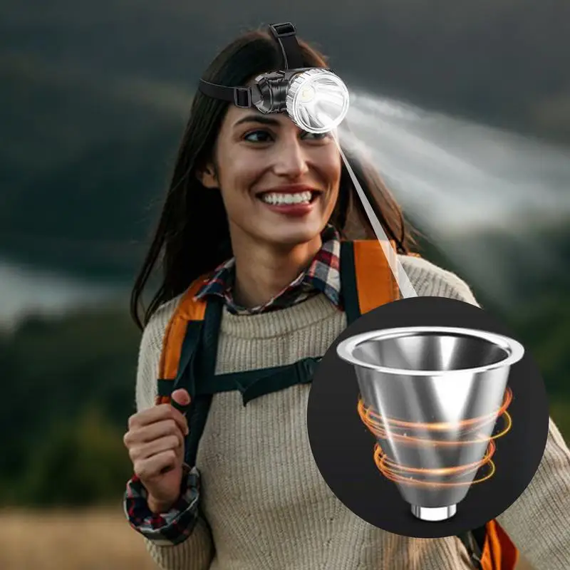

LED Head Lights USB Rechargeable Camping Headlamps Long-Lasting Camping Gear High Brightness Outdoor Lighting For Night