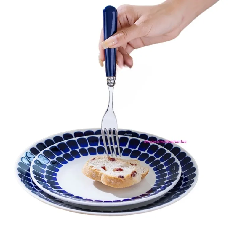 

tableware Nordic ceramic deep plate breakfast plate Tuokio dessert plate salad bowl