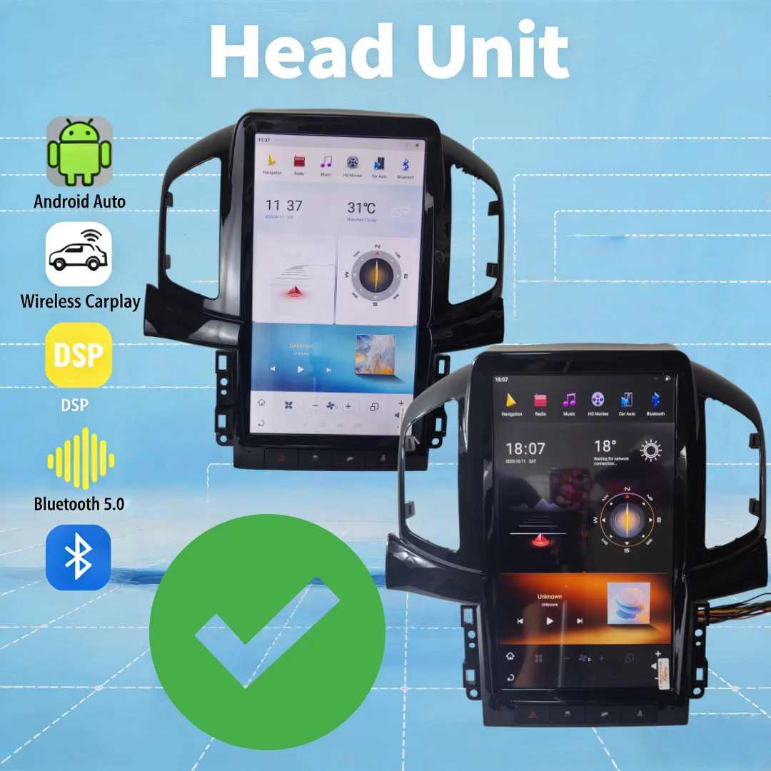 13.6inch Touch Screen Car Radio For Chevrolet Captiva 2013 - 2017 GPS Wireless Carplay Android 13 Car Multimedia Video Head UNit