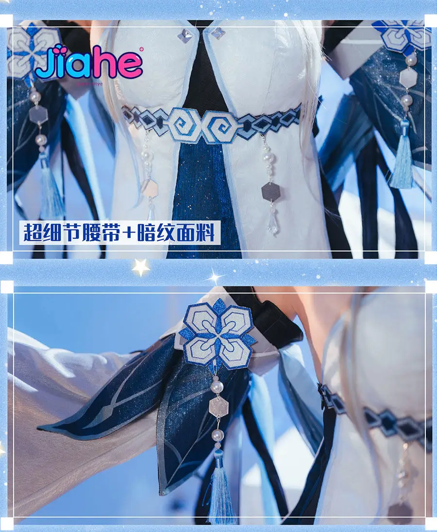 Guizhong Game Genshin Impact Cosplay Costume Gorgrous Sweet Uniform Dress Halloween Carnival Party Role Play Clothing Girl Woman - view 6