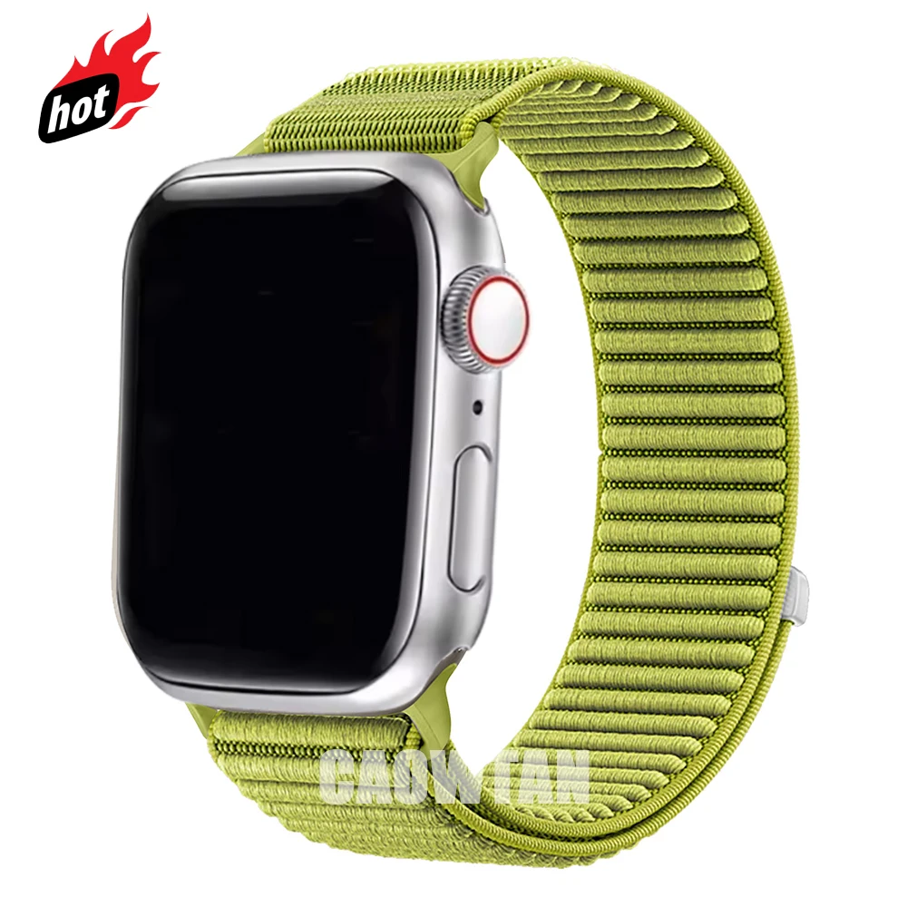 Für Apple Watch Band 10 42 mm 46 mm Ultra 49 mm Nylon-Sportarmband für iWatch 9 8 7 6 SE 5 4 41 mm 45 mm 44 mm 40 mm Correa-Armband