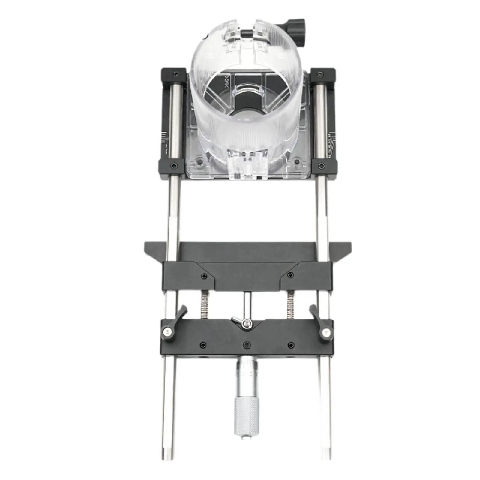 

Wood Trimmer Router Base Aluminum Alloy Router Slotting Bracket Carpentry Tool for Furniture Wood Processing Cabinet Closet