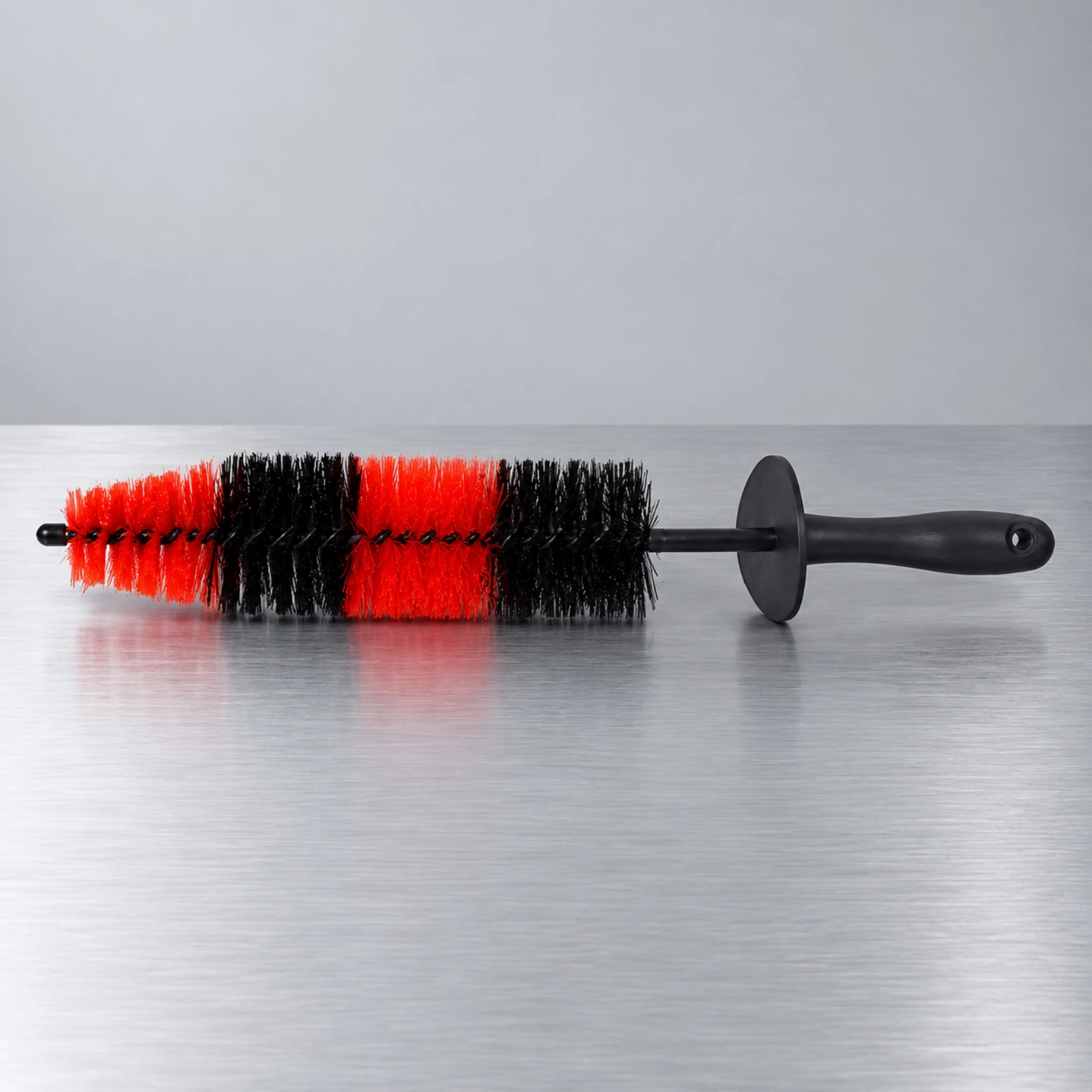 Car Wheel and Rim Cleaning Brush Long-Lasting Wheel Detailing Brush with Safeguarding Guard Easy-Grip Flexible