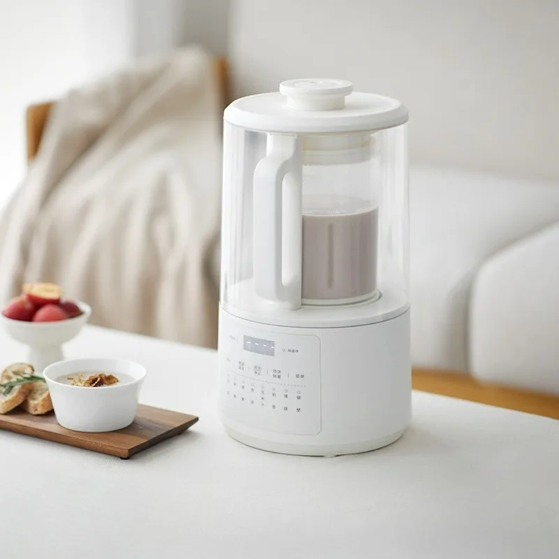 1.2L Full-Automatic Soybean Milk Machine, Silent High-Speed Filter-Free Mixer, Multi-Function Cooking Machine