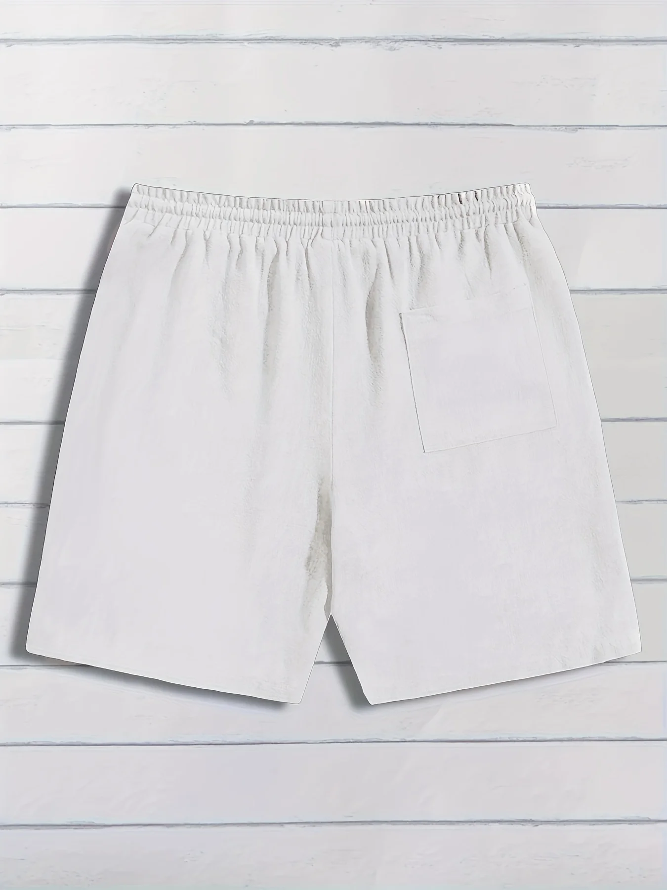 Summer Thin Linen Shorts for Men, Loose and Casual, Five-Inch Pants, Cotton and Linen, Breathable, Suitable for Beach and Sports