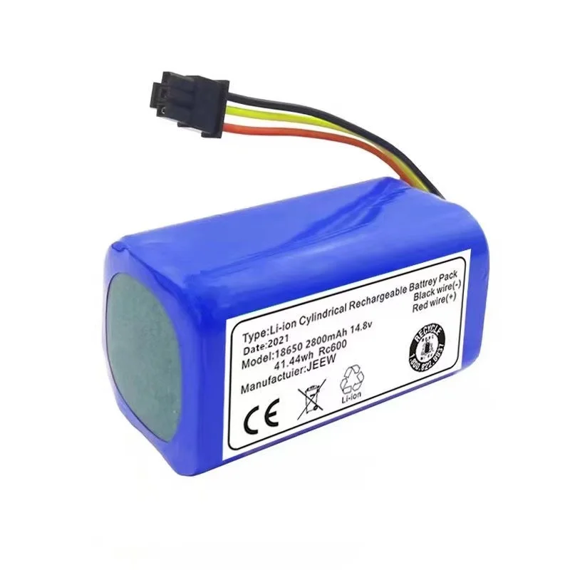 14.4V 2800mAh Robot Vacuum Cleaner Battery Pack for Qihoo 360 S5 S7 S7Pro T90 X9 Robotic Vacuum Cleaner Replacement Batteries