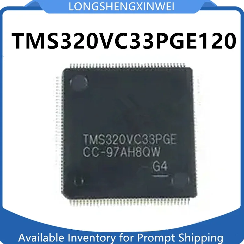 1PCS TMS320VC33PGE120 TMS320VC33PGE150 Package QFP-144 Digital Signal Processor Chip TMS320VC33PGE-120