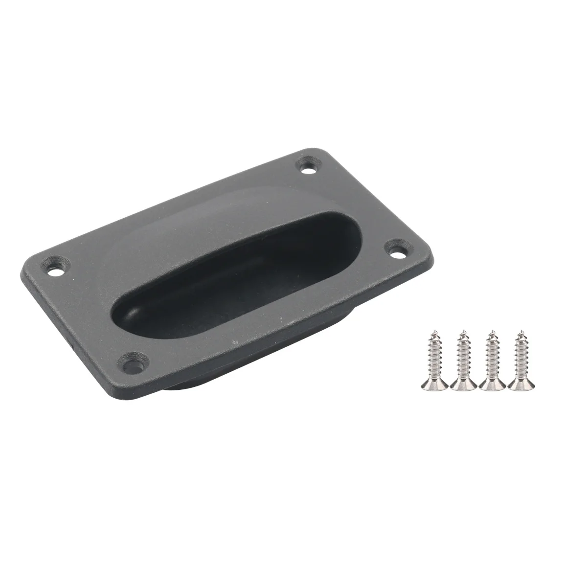 2 Pack Marine Flush Recessed For Hatch Pull Handle Flush Mount Pocket Lift Grab