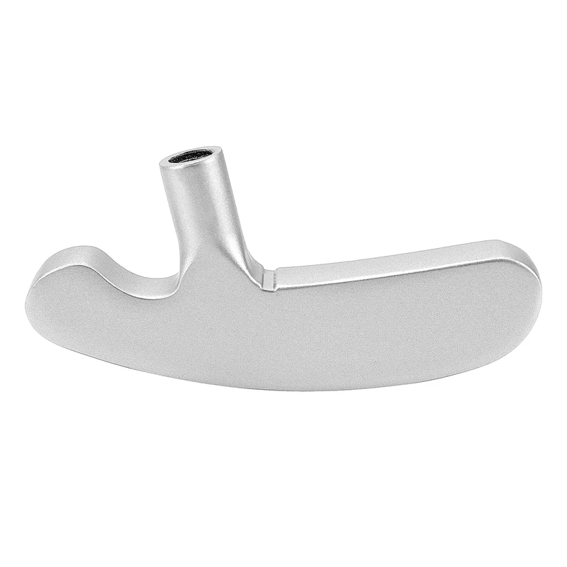 Zinc Alloy Golf Practice Putter Head Silver Head Double Two-Way For Left/Right Handed Golf Training Tool