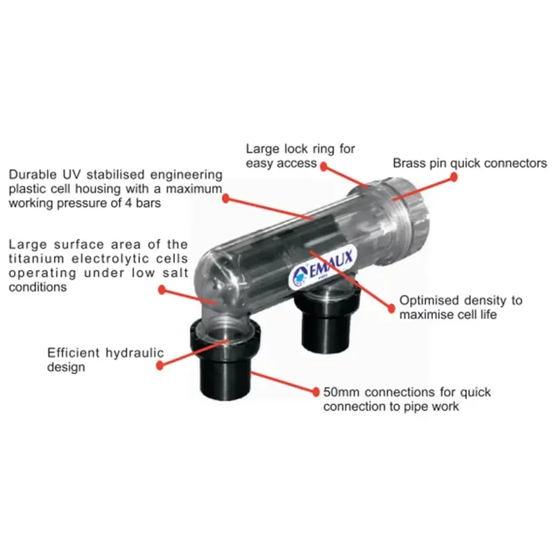 Salt Chlorinator for Swimming Pool Safe and Environmentally Friendly Disinfection Machine