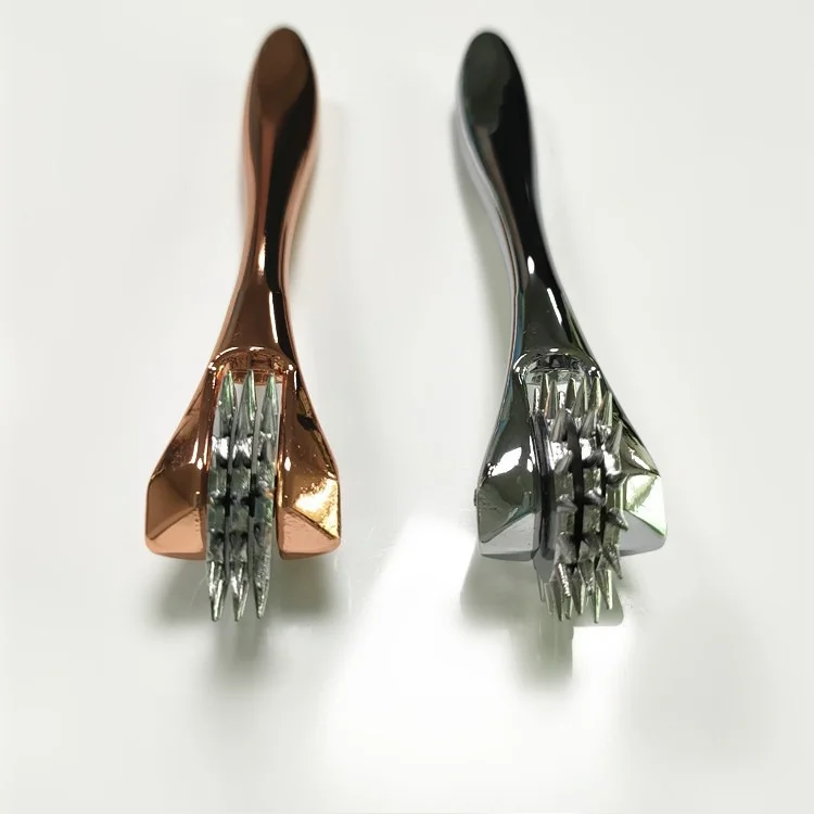 BNew BDSM Pinwheel Mini Sensation Wartenberg Wheel with Sheath Fetish Spikes Three Wheel Metal Wartenberg Pinwheels Sex Toys 18+