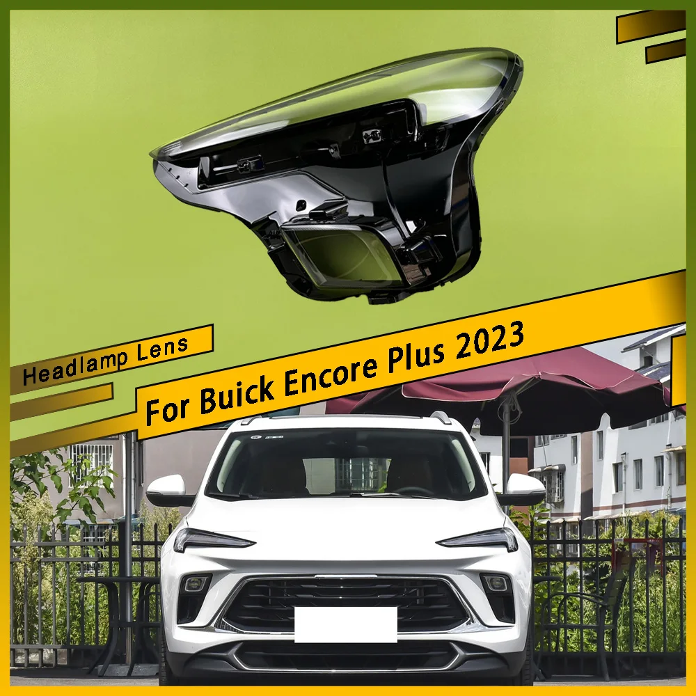 

For Buick Encore Plus 2023 Headlamp Cover Transparent Lamp Shade Headlight Shell Lens Plexiglass Replace Original Lampshade