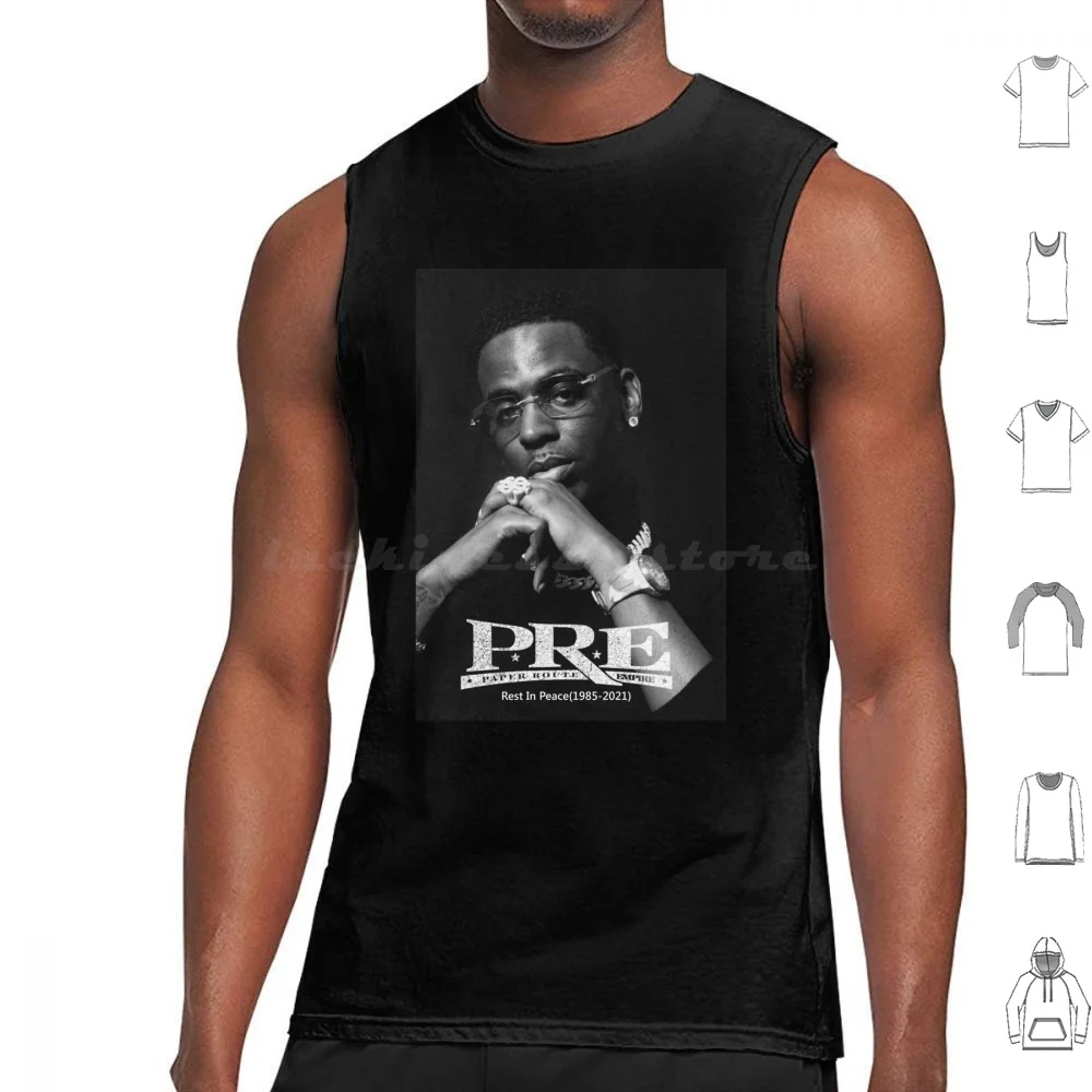 Young Dolph Tank Tops Vest Sleeveless Rip Young Dolph Young Dolph