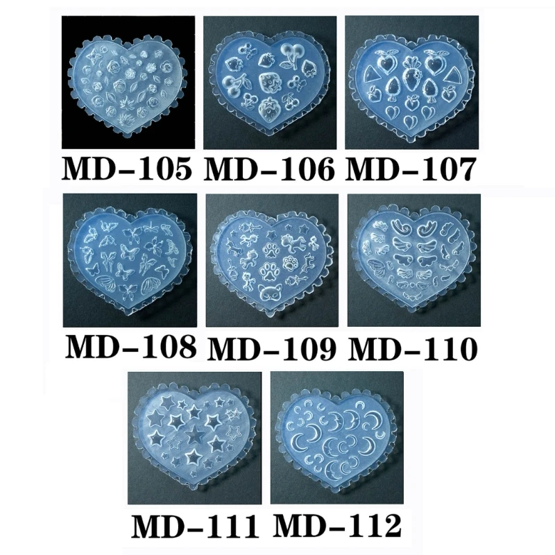 Butterfly Embossing Silicone Mold Nail Art Carving Mold Suitable for Diy Nail Art Decoration Supplies Nail Template Tool