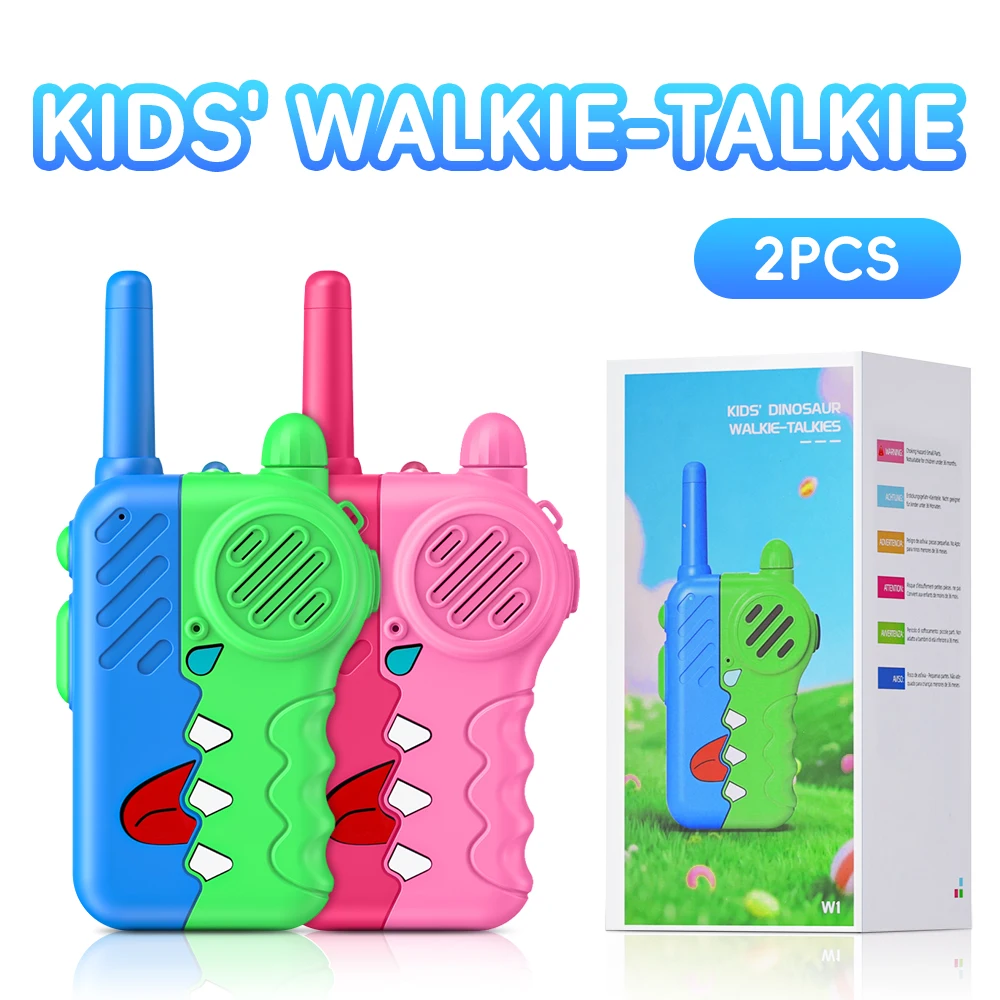 

Детские рации Awapow, милая детская рация в форме динозавра с чистым звуком, идеальный подарок для детей от 3 до 12 лет на открытом воздухе