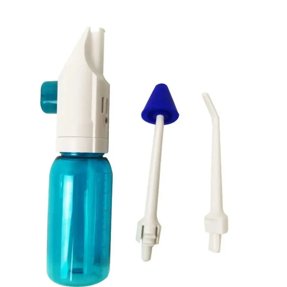 Manual Home Portable Flosser Nose Wash Dual Purpose Tartar & Calculus Cleaning Dental Scaler Oral Cleaning Scaler