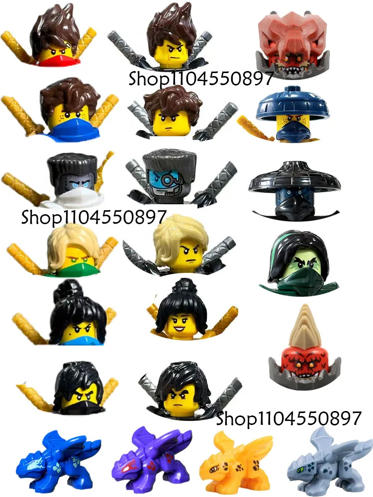 لعبة جديدة أنيمي الكرتون TVBricksDollsNinja Lloyd Garmadon KaiZane jaynya اللبنات تجميع ToysModelkids الهدايا