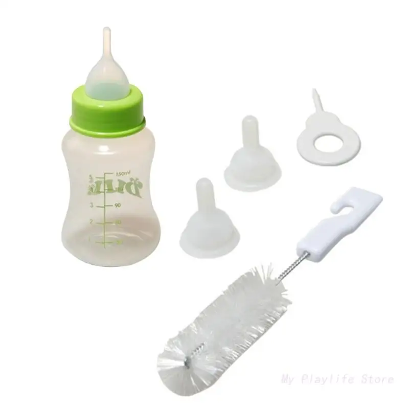 Pet Cats Dog Milk Bottle Pet Puppy Kitten Baby Animal Feeding Bottle Nursing Set Household Pet Supplies Feeding Bottle Set