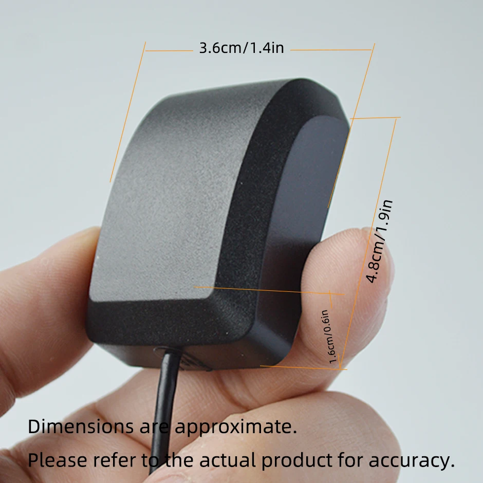 QXNY Signal Receiver SMA Connector GPS Aerial Connector Cable Car GPS Antenna Receiver for Car Navigation Camera Player DVR DVD