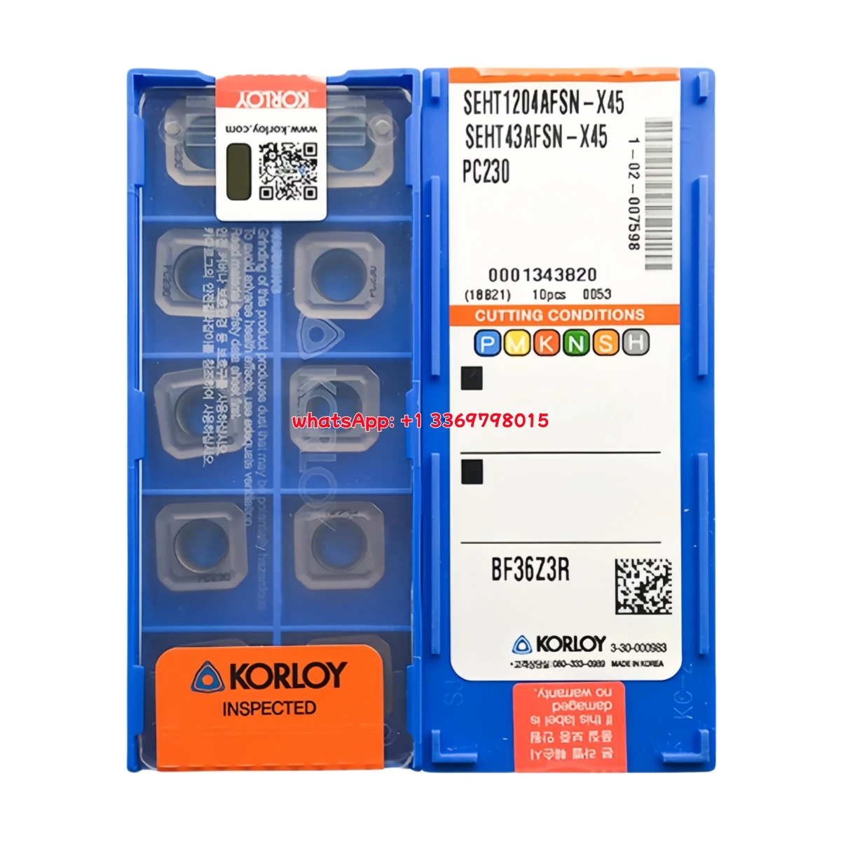 

10pcs 100% Original SEHT SEHT 1204 AFFN AFSN -X83 X45 H01 NCM325 PC230 PC6510 Milling Insert