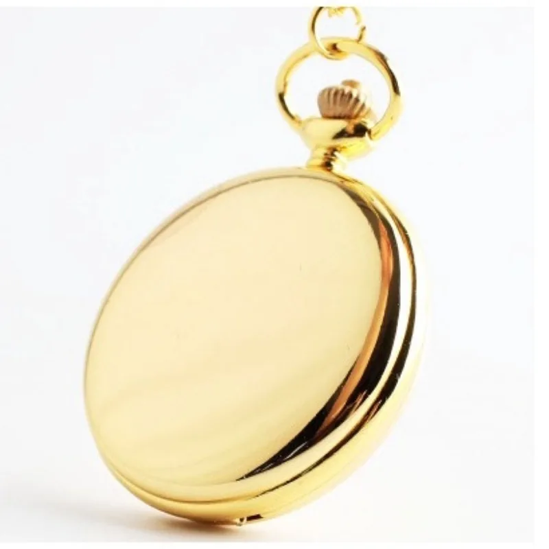 Vintage antique pocket watch Versatile alloy quartz chain pocket watch