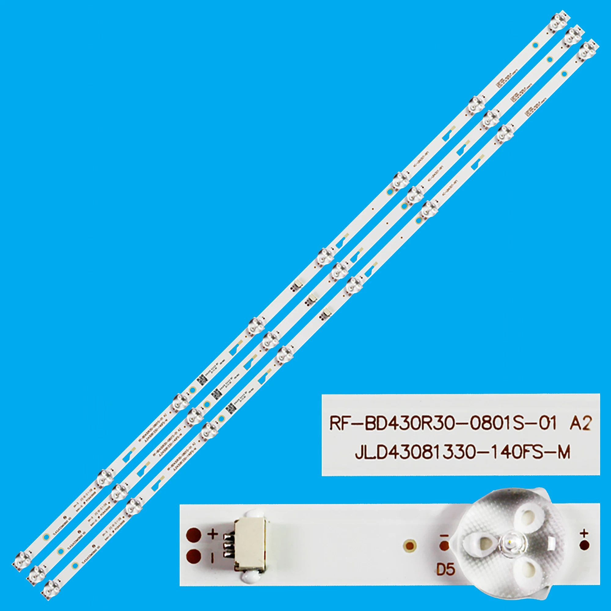 kit de retroiluminacao led 10 para l43s645vte ple43s07fhd hkp43f16 jld 43081330 140fs m sampo em 43at17d thomson t43d16sf01b daewoo 01