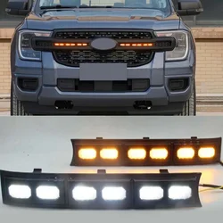 Car Center Grille Light Day Light  for Ford Ranger 2023 2024