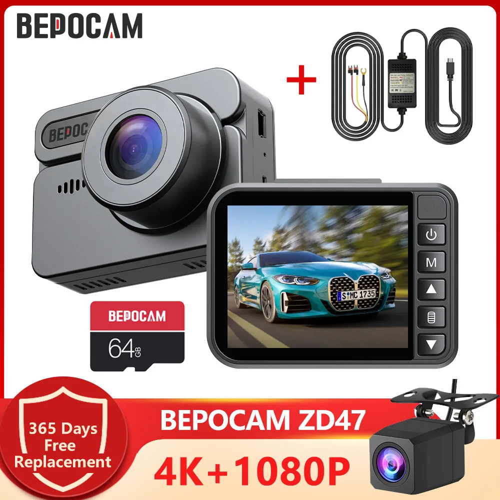 

BEPOCAM Car DVR 4K Dash Camera Built-in GPS Wifi Vehicle Driving Recorder Auto Dash Cam Night Vision Dashcam ZD47 داش كام