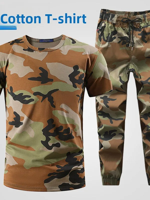 

Новый летний комплект рабочей одежды из чистого хлопка для мужчин и женщин: тонкий, устойчивый к износу, с защитой от ожогов, камуфляжный, с коротким рукавом и брюками.