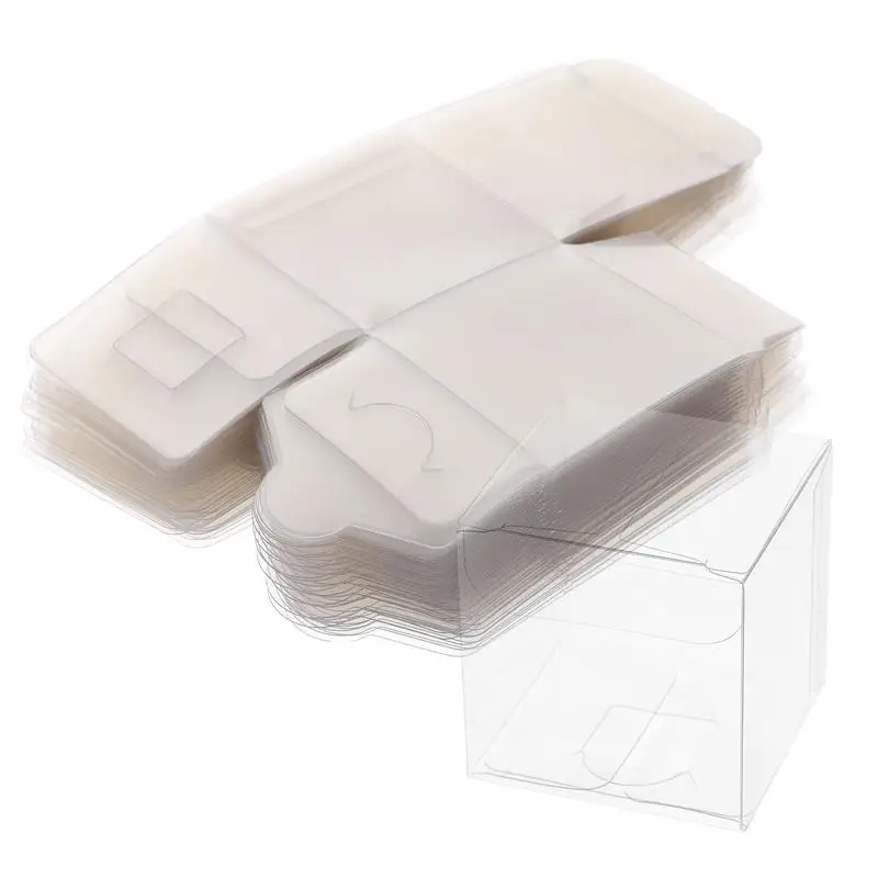 Boxes Clear Box Gift Candy Favor Plastic Transparent Favors Cube Packing Party Packaging Treat Wedding Pvc Gifts Cake