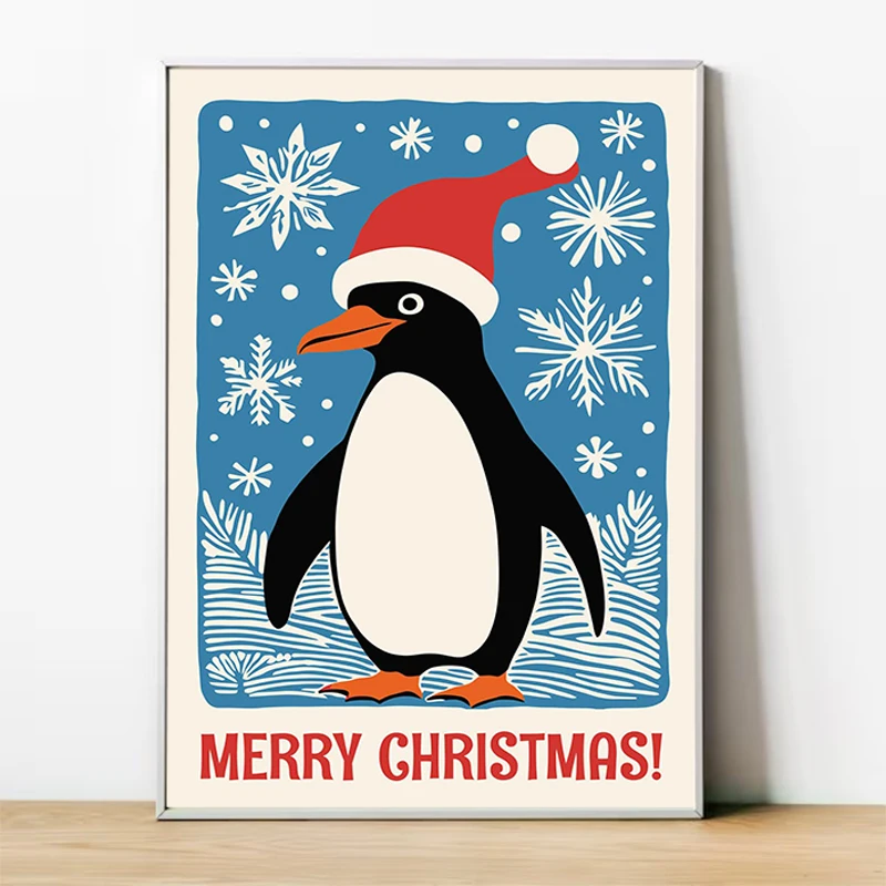 

Funny Christmas Decorations Posters Office Decor Room Aesthetic Frames Wall Pictures For Home Gift Decoration Bedroom Vintage