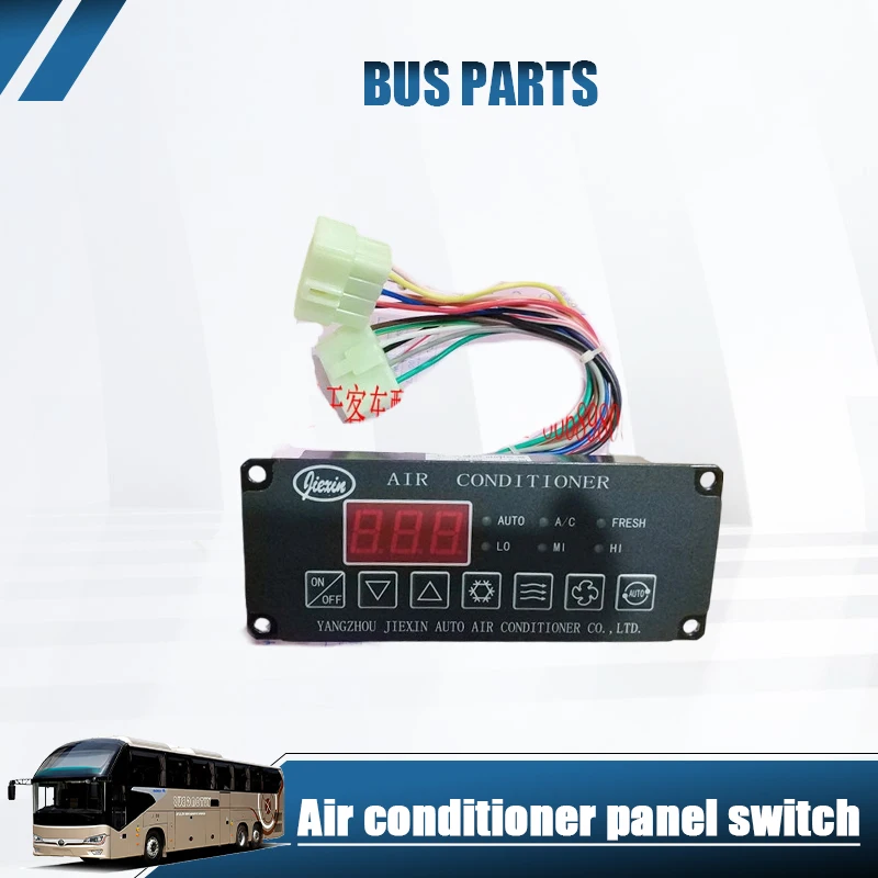 Panel de control de aire acondicionado, interruptor de aire acondicionado, controlador de aire acondicionado B21B1, adecuado para piezas de autobús Higer, Yutong, King Long