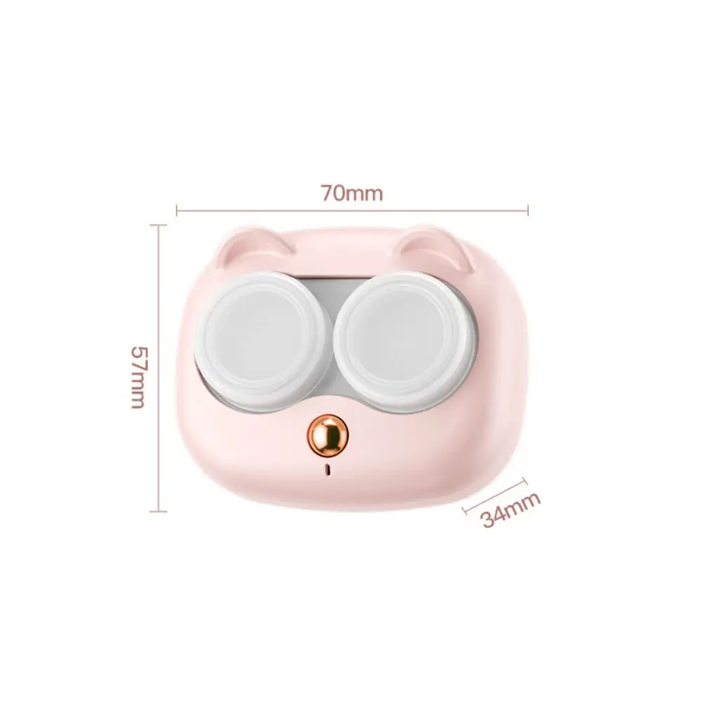 Ultrasonic Contact Lenses Cleaner Uv Sterilizing USB Rechargeable Protein Cleaning Machine with Removable Box Fully Automatic