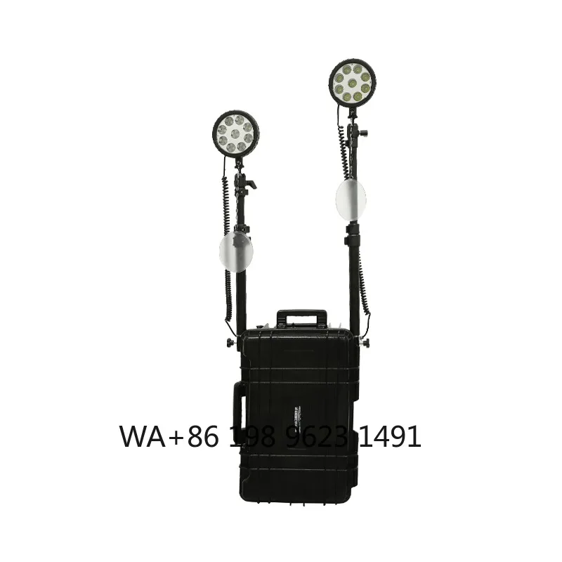 Portable LED Emergency Mobile Light Tower Outdoor Landscape Garden Office Party Event Commercial Lighting