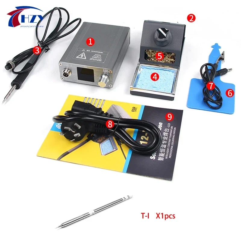 OSS T12-X Plus Solder Station 72W Digital display Constant temperature With T12 Tips For Mobile Phone Repair Welding Tools